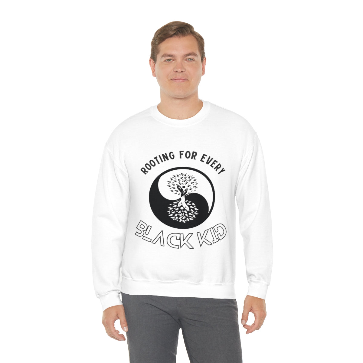 Rooting for Every Black Kid Crewneck Sweatshirt
