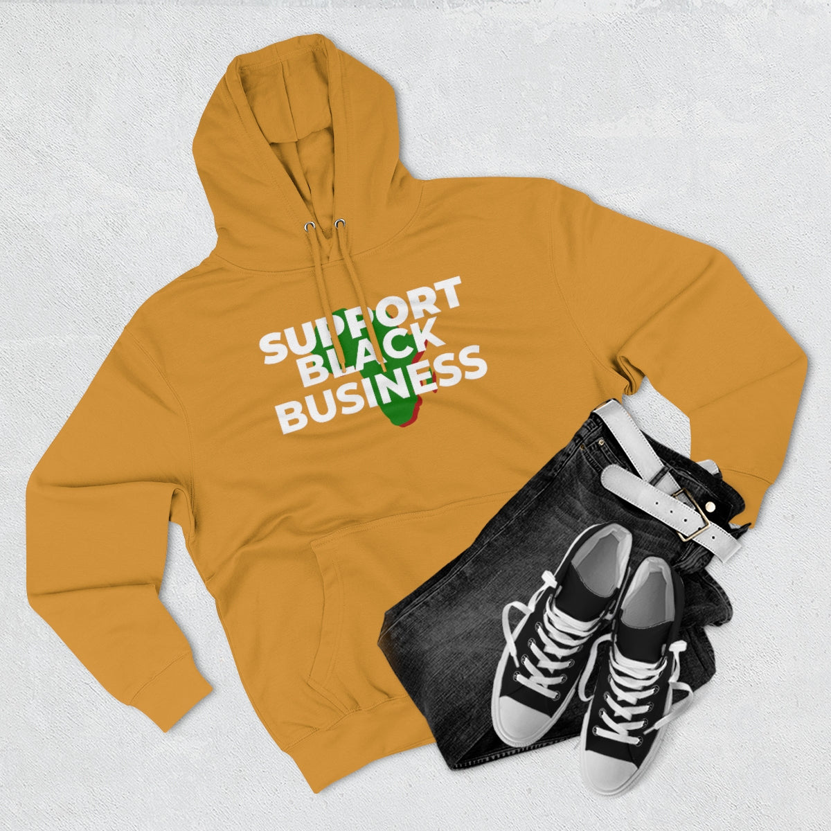 Support Black Business Pullover Hoodie